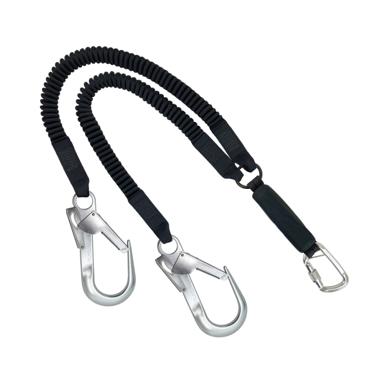 Elasticated Webbing Shock Absorbing Lanyard - SAR Products